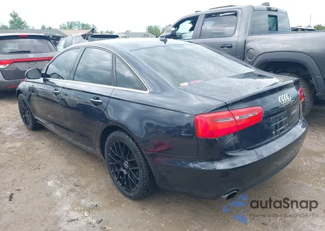 2013 Audi A6 2.0T Premium из США, поврежденный, VIN WAUGFAFC7DN081671